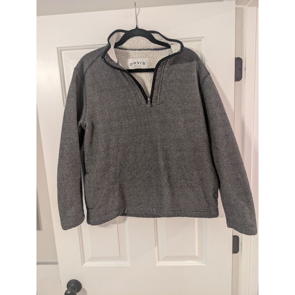 Orvis Classic Collection Sherpa Lined Quarter Zip Men's M